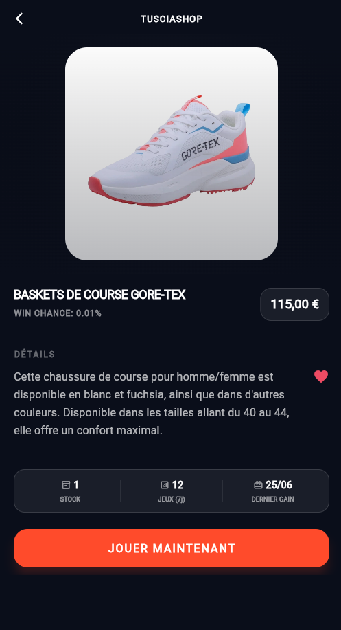 Ajout à la Wishlist